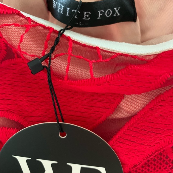 STOLEN HEART mini dress homecoming prom cocktail HOLIDAY VALENTINES RED love - Picture 7 of 7